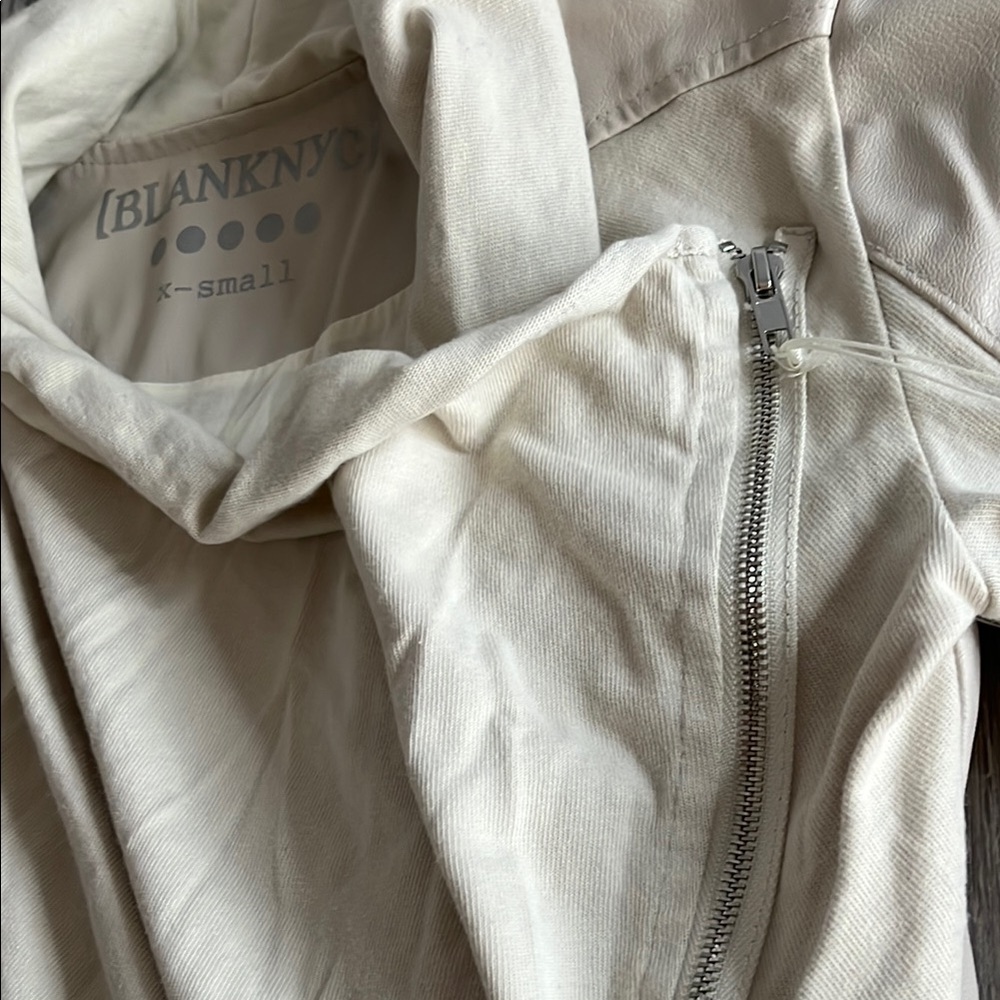 BlankNYC Cream Drape Jacket - Picture 3 of 10